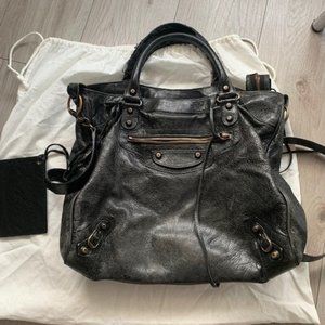 Balenciaga Motocross Classic City Bag